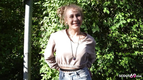 German Scout First Ass Fucking Creampie I Tiny Girl Julia Juice I German Dreadlocks German