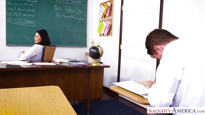 Reckless Teacher Was Fucked In The Classroom