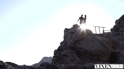 VIXEN College Girl Sybil Stays With A Married Couple Abroad