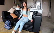 Amateur Latina Teen Gets Hardcore Anal Doggy