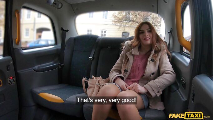 Attractive Mina Seduces The Taxi Driver