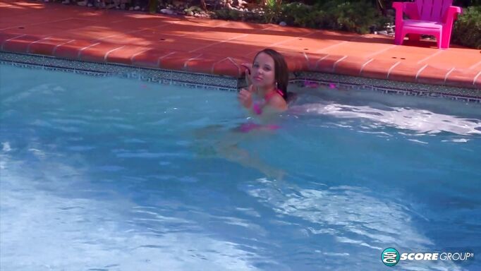 Playing With Herself In The Shower