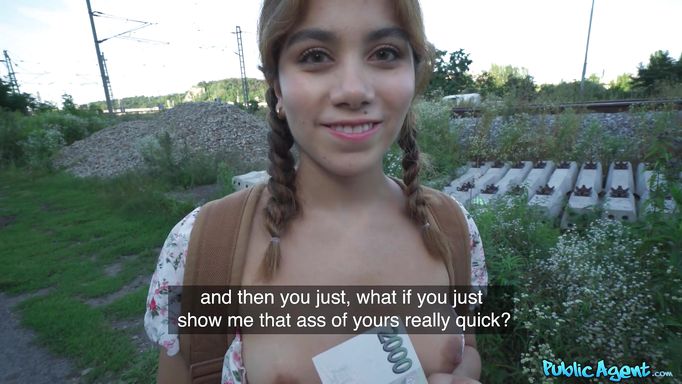 Cute Teen Gets Paid For A Blowjob