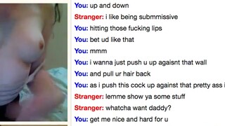 Omegle Teen Does What She Is Told