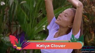 Petite Russian MILF Model  Gets Wet Outdoor In The Rain