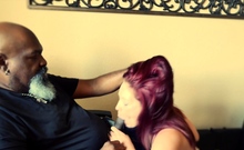 Amateur Interracial Blowjob