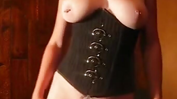 Busty Gothic Girl Masturbates