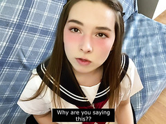 Tiny Teen Cutie In Asian School Uniform Lets Her Step Bro Look At Her Wet Pussy (Solo Roleplay)