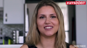 Curvy French Babe Hits Orgasm On Her First Casting   Letsdoeit