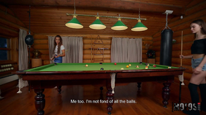 Two Billiard Bitches Banging Brutally In HD