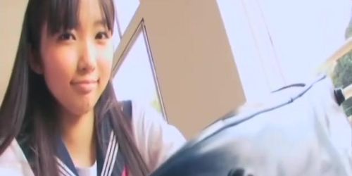 Petting Sleeping Japanese Girl As It Is Done