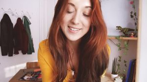 French Redhead Teacher JOI