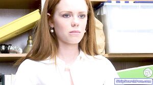 Officer Makes Shoplifter Suck His Cock