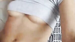 Amateur Petite Teen With Perfect Boobs Teasing On Cam