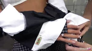 Petite Tanned Japanese Teen First Time Creampie Casting Fuck At Full Uncensored JAV Porn In Japan