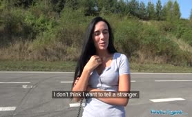 Public Agent   Mature Brunette With Natural Tits Fucked Outdoor