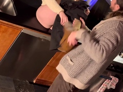 Amateur Teen Blonde Licks Two Cocks