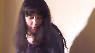 Young Russian Slut Is Being Roped On A Bench