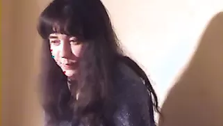 Young Russian Slut Is Being Roped On A Bench