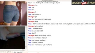 18yo Flashing For Huge Cock On Omegle