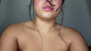 Girl Suffers By Inserting A 40 Cm Dildo Up Her Ass And Cums