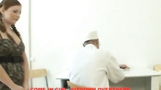 RUSSIAN GYNO EXAM   A Plumpy Breasty Russian Chick On A Gyno Exam