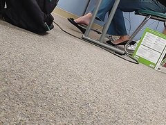 Candid French Teacher Feet