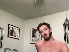 Straight Pornstar Jerks His Cock