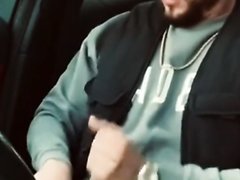 Big Dick Cums In A Car
