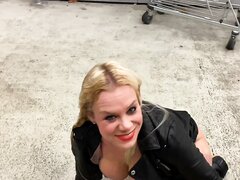 German Girlfriend Soaked In Piss Then Public Shopping