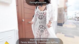 Daringkiara   Naked Public Bus Ride And Walk Embarrassed