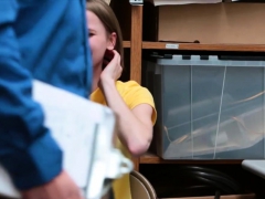 Tight Shoplifter Pounded By LP Officer In The Back Office