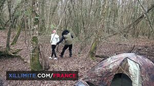 Made In France   Sexy Break With A Hot Blonde Girl During Hunting