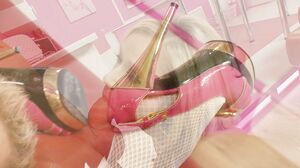 Fishnet Seduction   Sexy Blonde Housewife Does More Tha