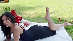 Alexa Chains   Big Ass Amature Latina Babe Public Sex In Garden