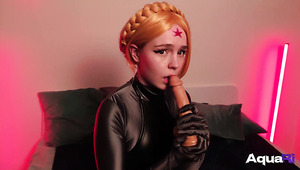 Phonk Girl In Atomic Hear Costume Gets Fucked And Takes Cumshot Shower