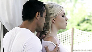 Having Sucked Cock Auburn Cutie Gets Nailed Doggy In Hardcore Mode