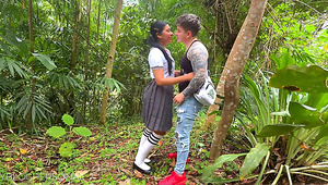 Took Her Out Of Town And Pounded Her Pussy In The Middle Of The Woods