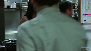 Charming Damsel Miss Melrose Fucked Hard In Public Toilet