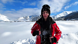 Ski Resort Fuck With Depraved Russian Cum Slut   POV