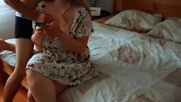 Curvy And Hot Wife Wearing A Cute Dress Gets Fucked By Her Hirny Husband Very Intense