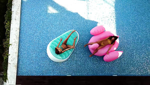 Two Young European Dykes Orgasm During Lesbian Sex