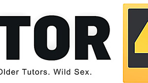 Cheeky Student Hides His Dick In A Cream Cake To Deepthroat His Slim MILF Tutor In The Dirtiest Way