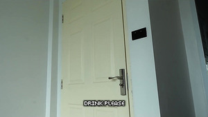 Horny Blonde Girl In Black Lingerie Gives Her Boyfriend A Nice Wet Blowjob And Gets Railed Doggystyle On Her Bed