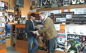 Porn Funs Fucked Their Favorite Pornstar In The DVD Shop