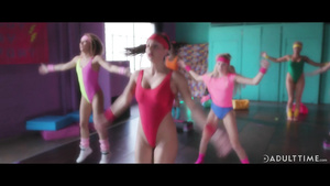 Lesbian Group At Yoga Classes