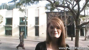 Freckled Stunner Faye Reagan Public Display