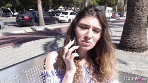 GERMAN SCOUT   Magaluf Holiday 18 Years Old Candice Public Casting