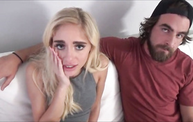 Shy Blonde Pornstar Naomi Woods Gets Her Twat Poked In POV