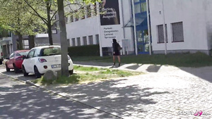 GERMAN SCOUT   FIRST TIME ANAL SEX FOR Mommy AT STREET CASTING